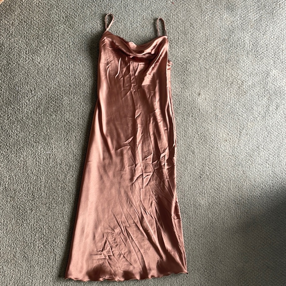 Bebe silk slip dress. Size XS